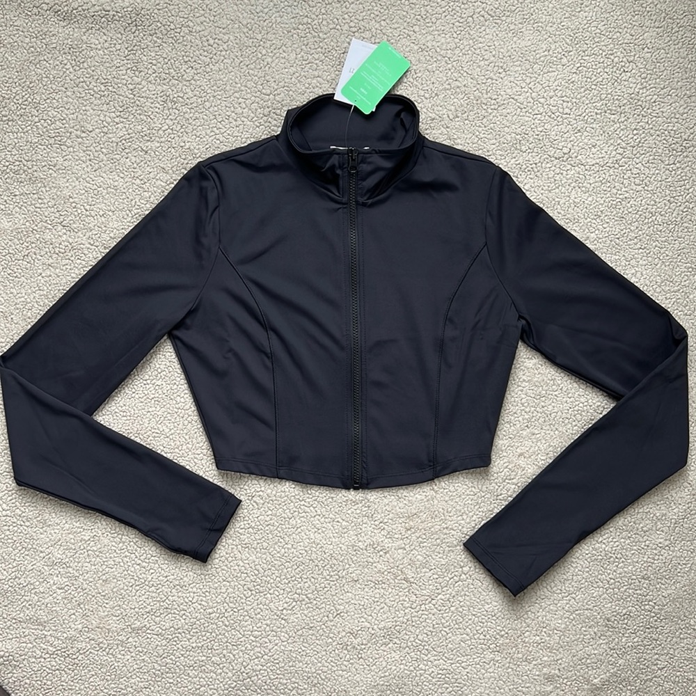NWT✨F21 Active Zip Up Top w Thumb Holes